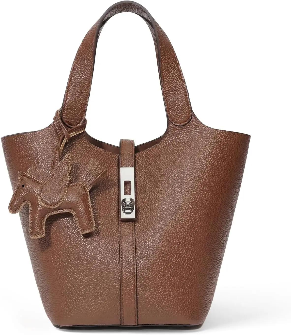 Jooniter Tote Bag for Women Satchel Bag for Women Shoulder Handbag Bucket Purse Clutch Bags for Work Evening Black