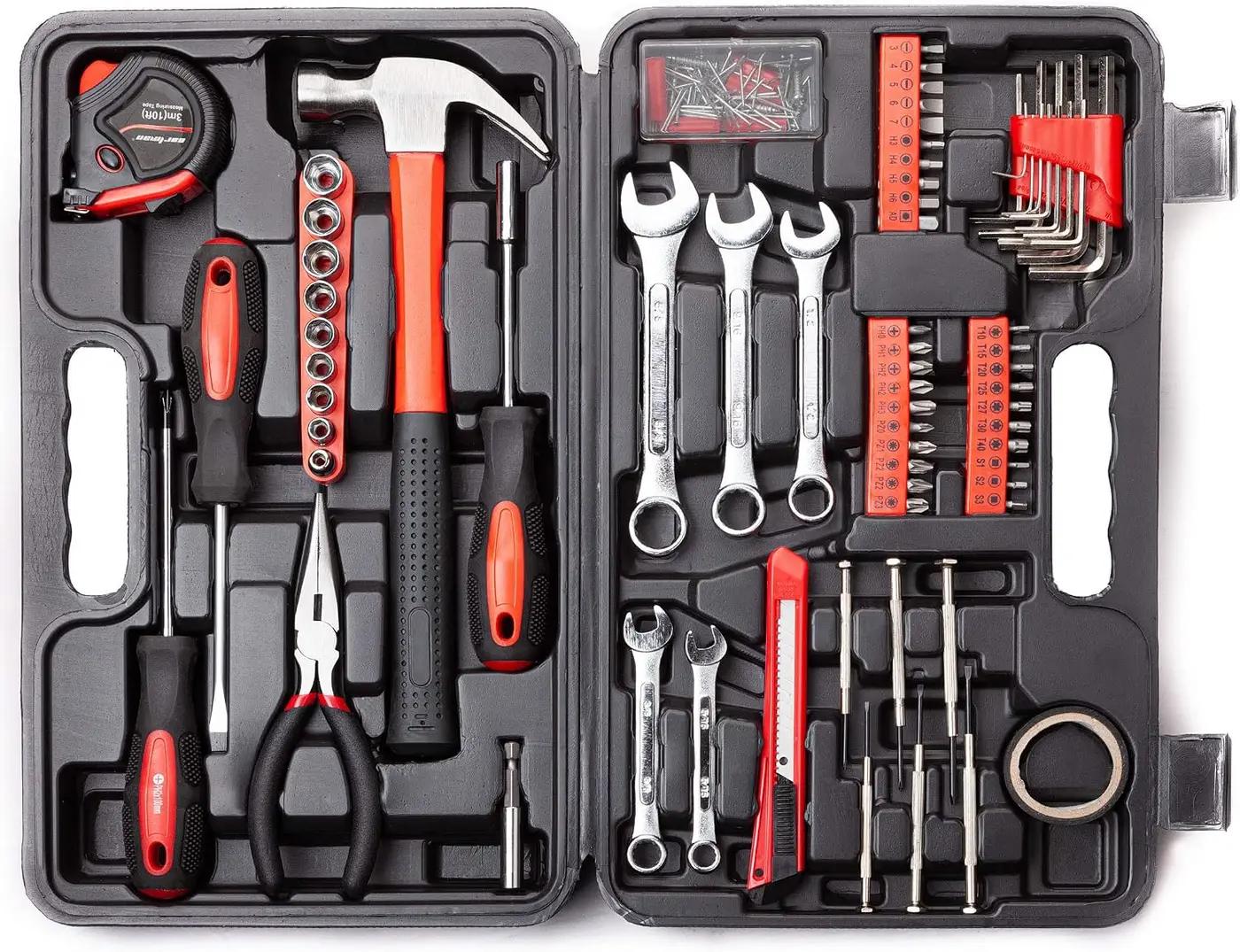 Cartman 148 Piece Automotive and Household Tool Set Perfect for Car Enthusiasts and DIY Home Repairs Global Recycled Standard