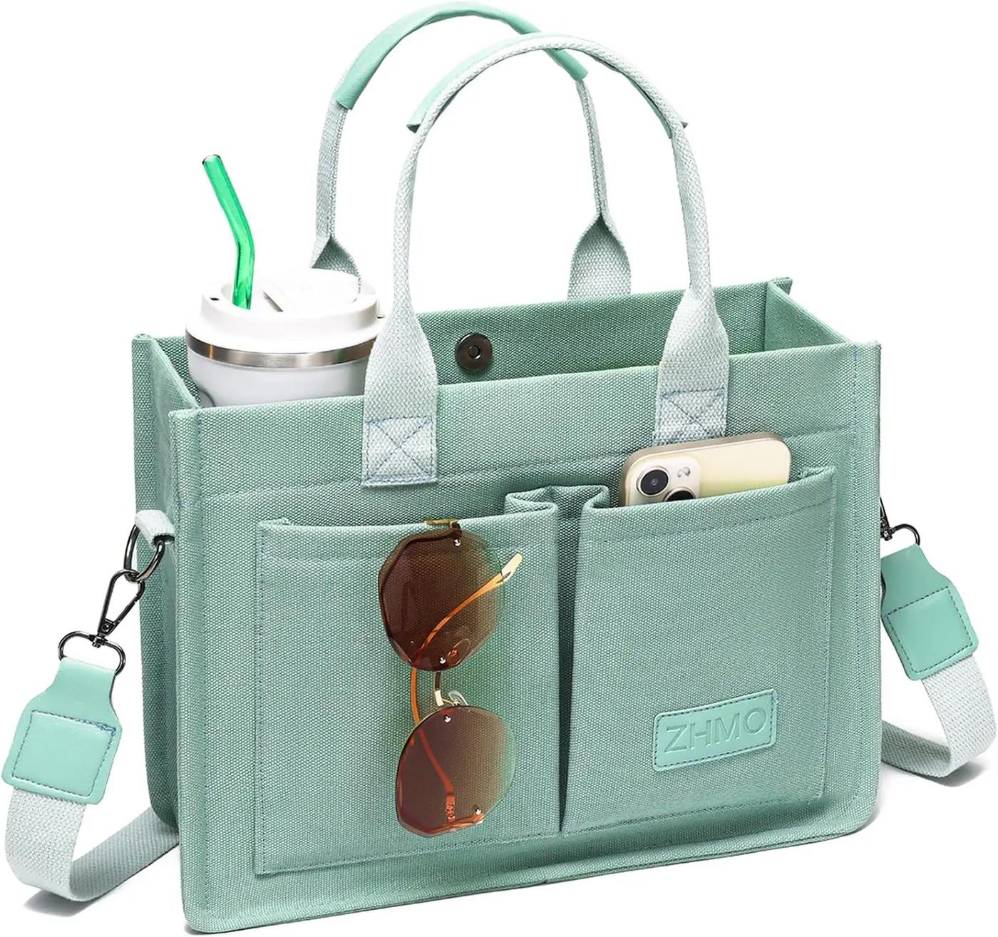 ZHMO Canvas Tote Bag for Women