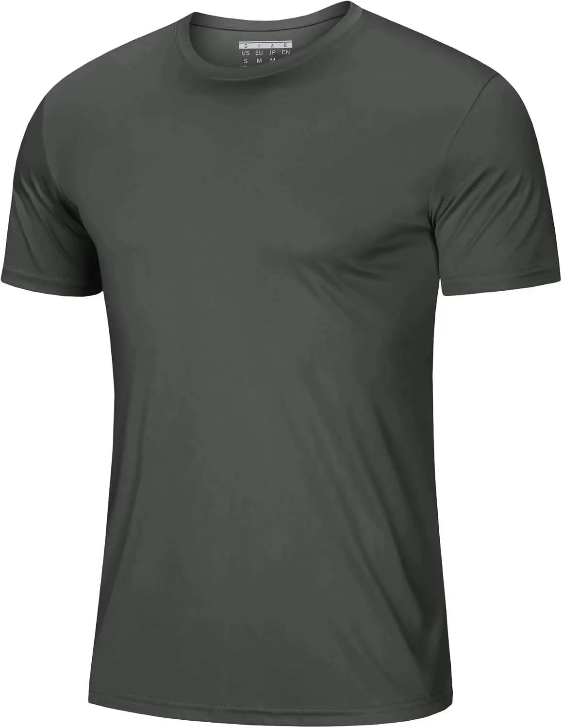 MAGCOMSEN Men's Short Sleeve UPF 50+ T-Shirt Quick Dry Workout Athletic Running Swim Tops Tee Rash Guard Performance Shirts