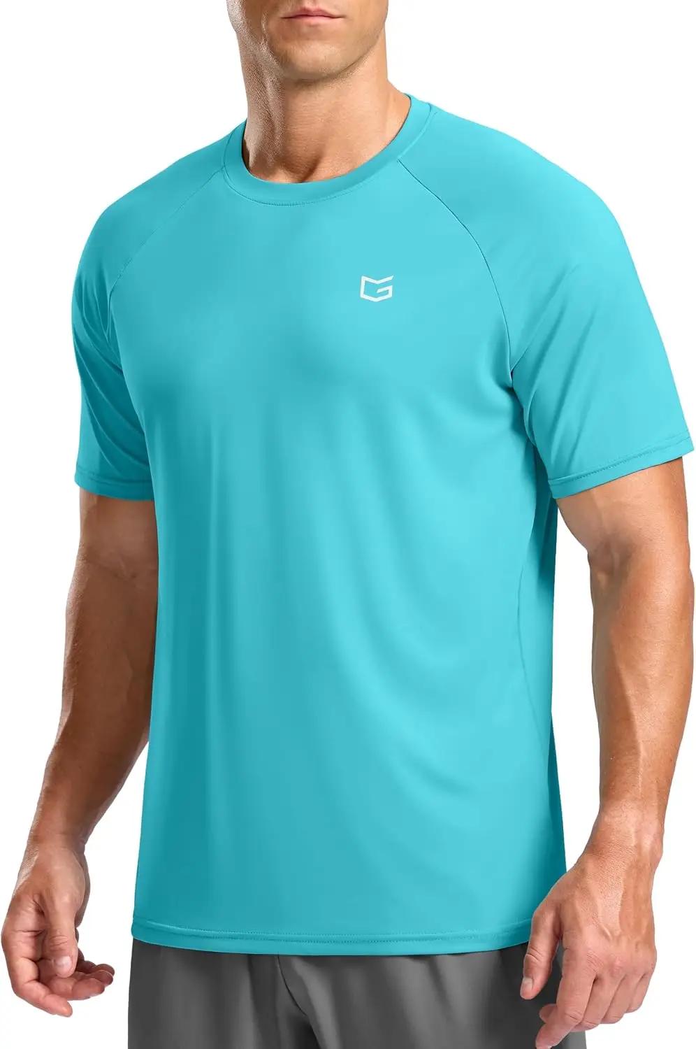 G Gradual Men's Athletic Workout T-Shirts Moisture Wicking Cooling Running Shirts Short Sleeve Performance Tee for Gym Tennis
