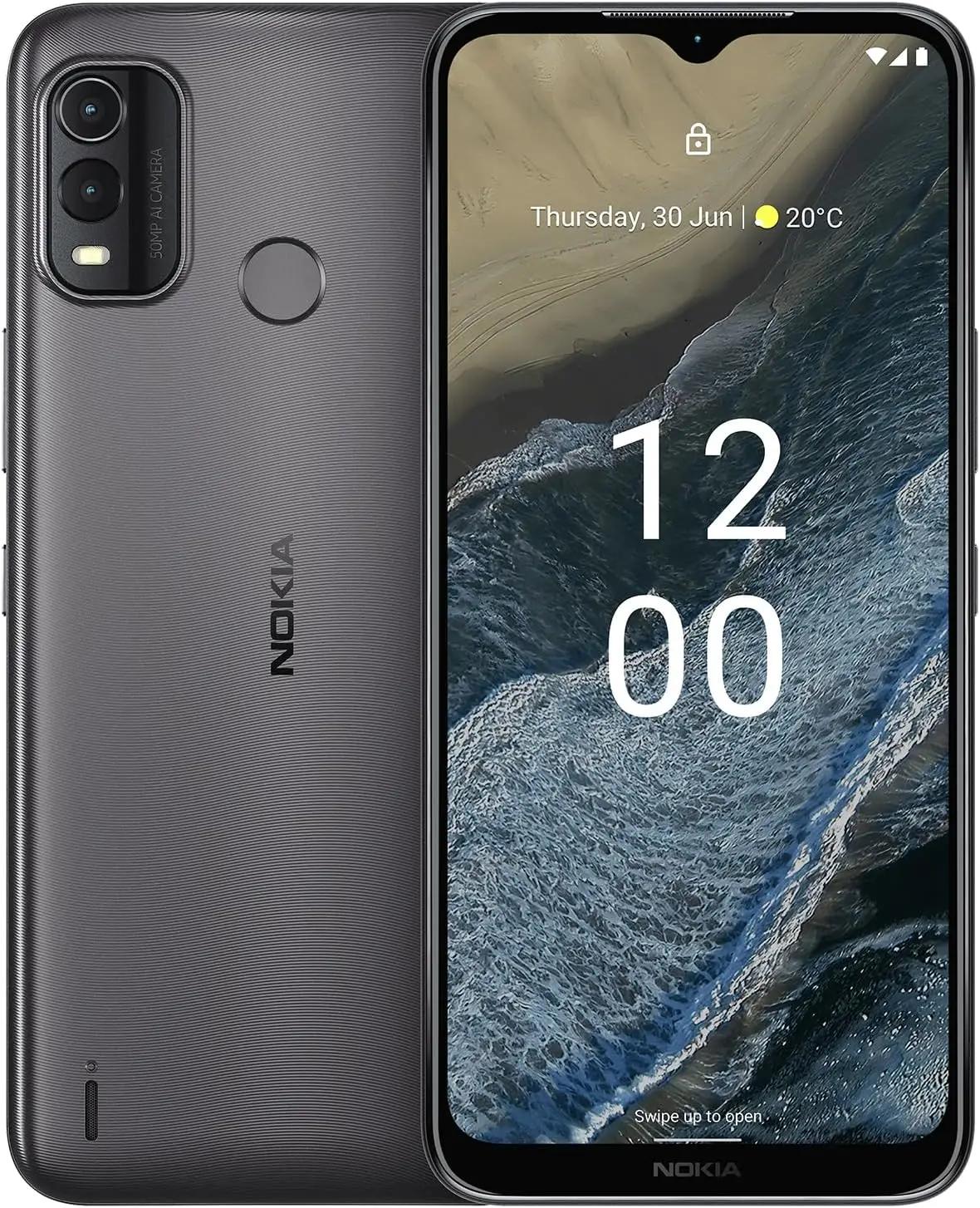 Nokia G11 Plus | Android 14 | Dual SIM | 3-Day Battery | 50MP Camera | 3/64GB | 6.52-Inch Screen | Dual Band WiFi | Unlocked GSM Smartphone | Not Compatible with Verizon or AT&amp;T | Charcoal