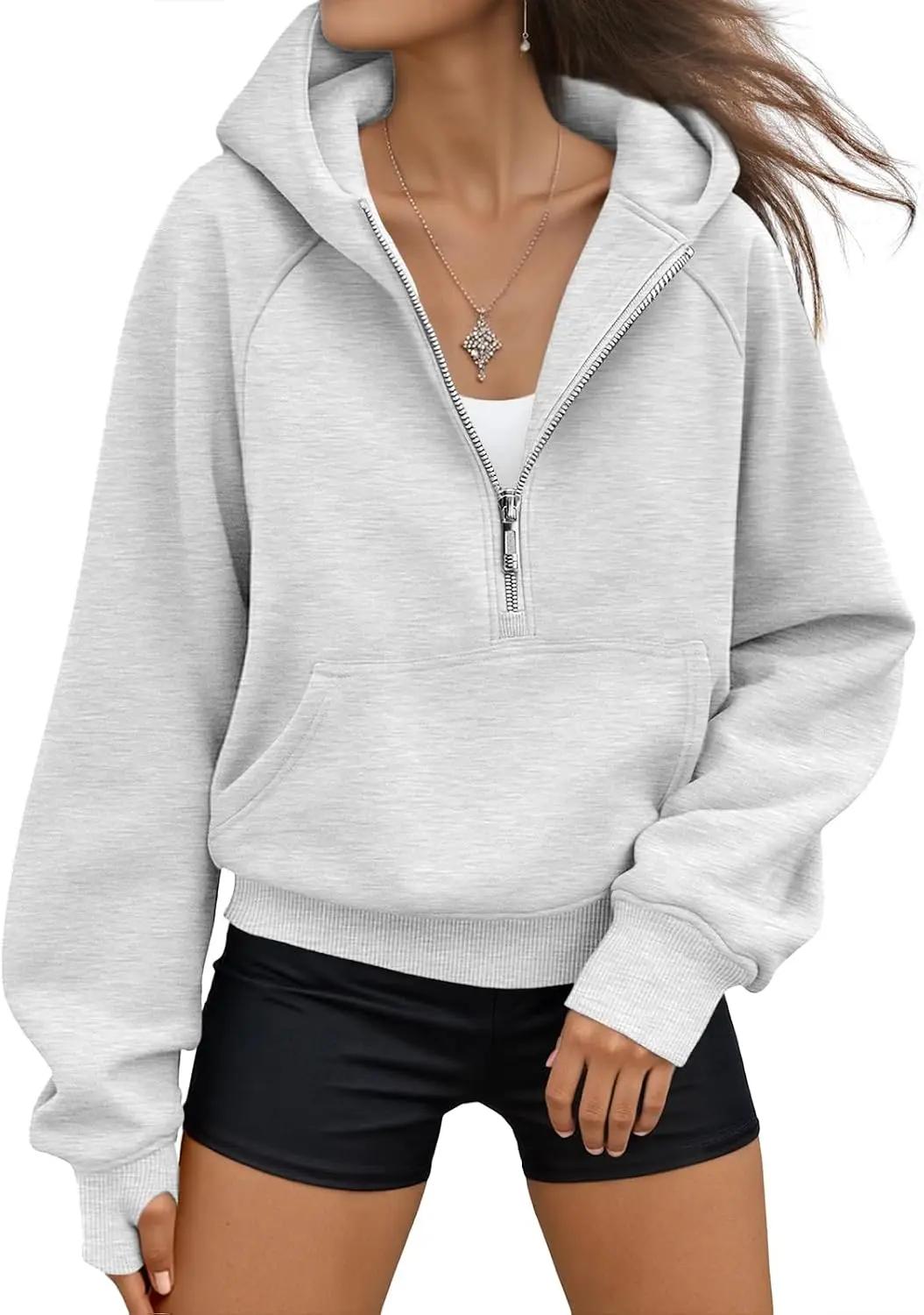AUTOMET Womens Hoodies Fleece Fall Fashion Outfits Workout Sweatshirts Y2k Winter Zip Up Jackets Oversized Tops Clothes 2026 OEKO-TEX STANDARD 100