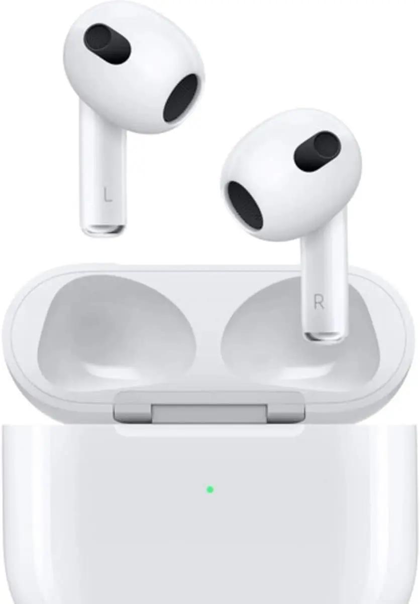 Apple AirPods with Lightning Charging Case (3rd Generation) (Renewed)