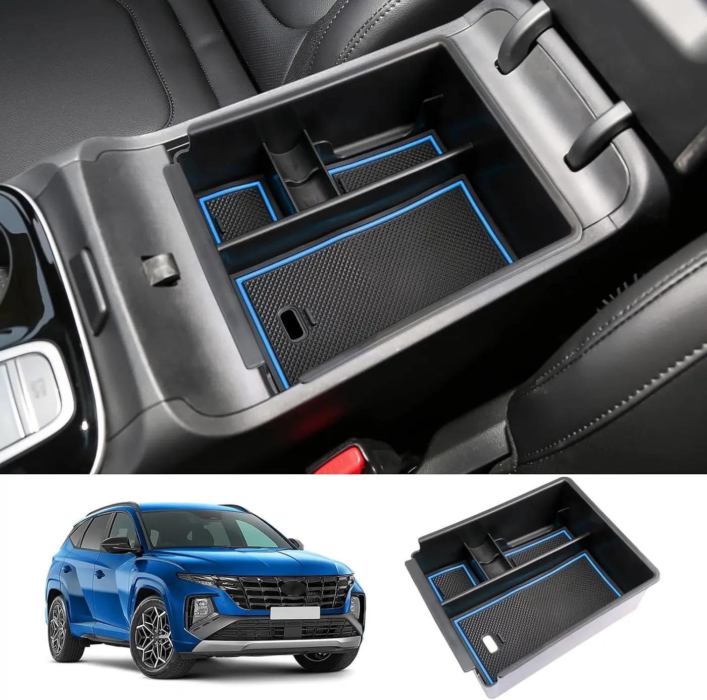 Center Console Organizer Compatible with 2025 2026 Hyundai Tucson SEL/SE Armrest Storage Box Armrest Console Organizer 2025 Tucson Accessories (ONLY FOR TUCSON SEL/SE/XRT,NOT FOR PHEV&amp;Limited&amp;N-Line)
