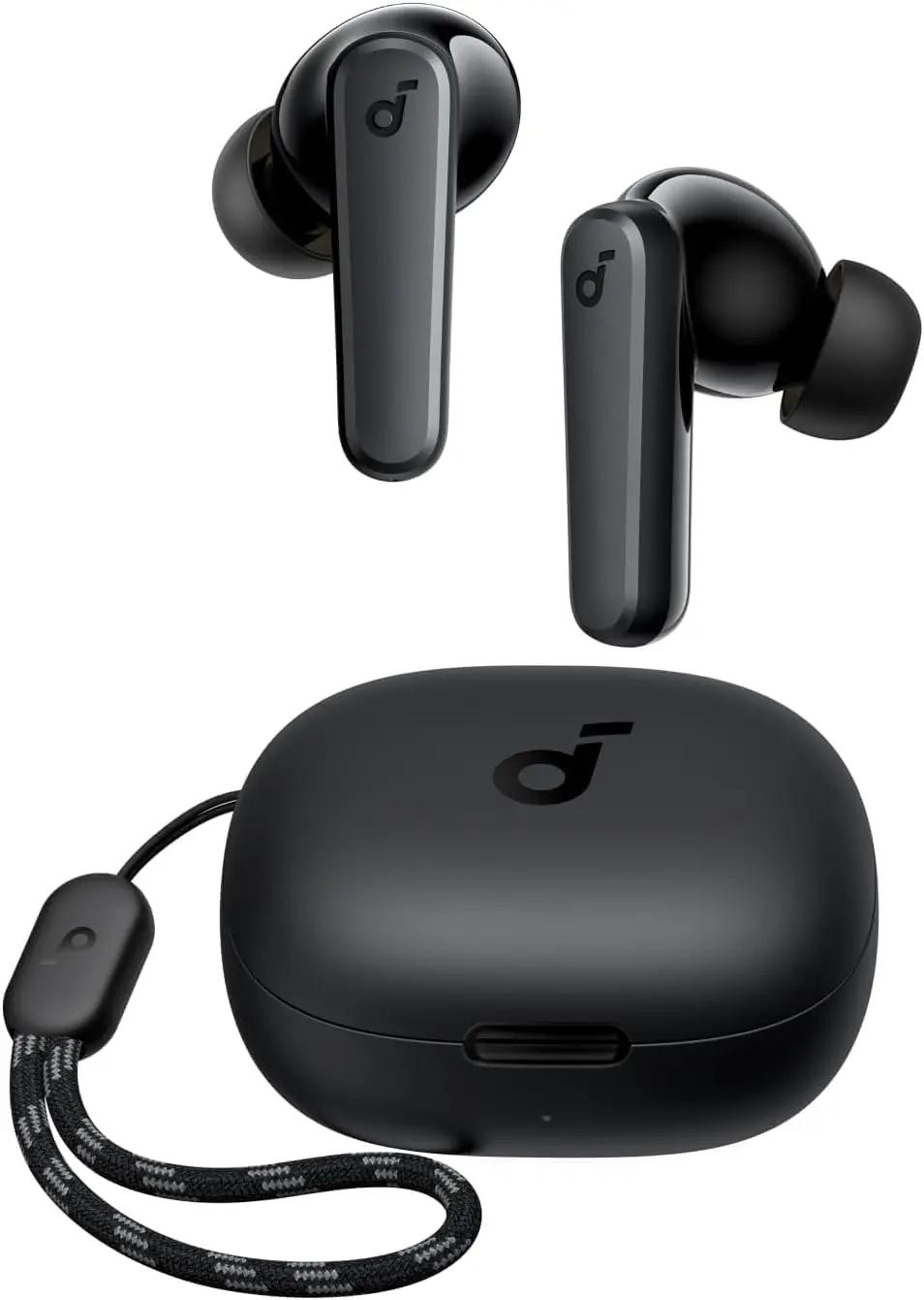 Soundcore by Anker P20i True Wireless Earbuds, 10mm Drivers with Big Bass, Bluetooth 5.3, 30H Long Playtime, Water-Resistant, 2 Mics for AI Clear Calls, 22 Preset EQs, Customization via App ClimatePartner certified