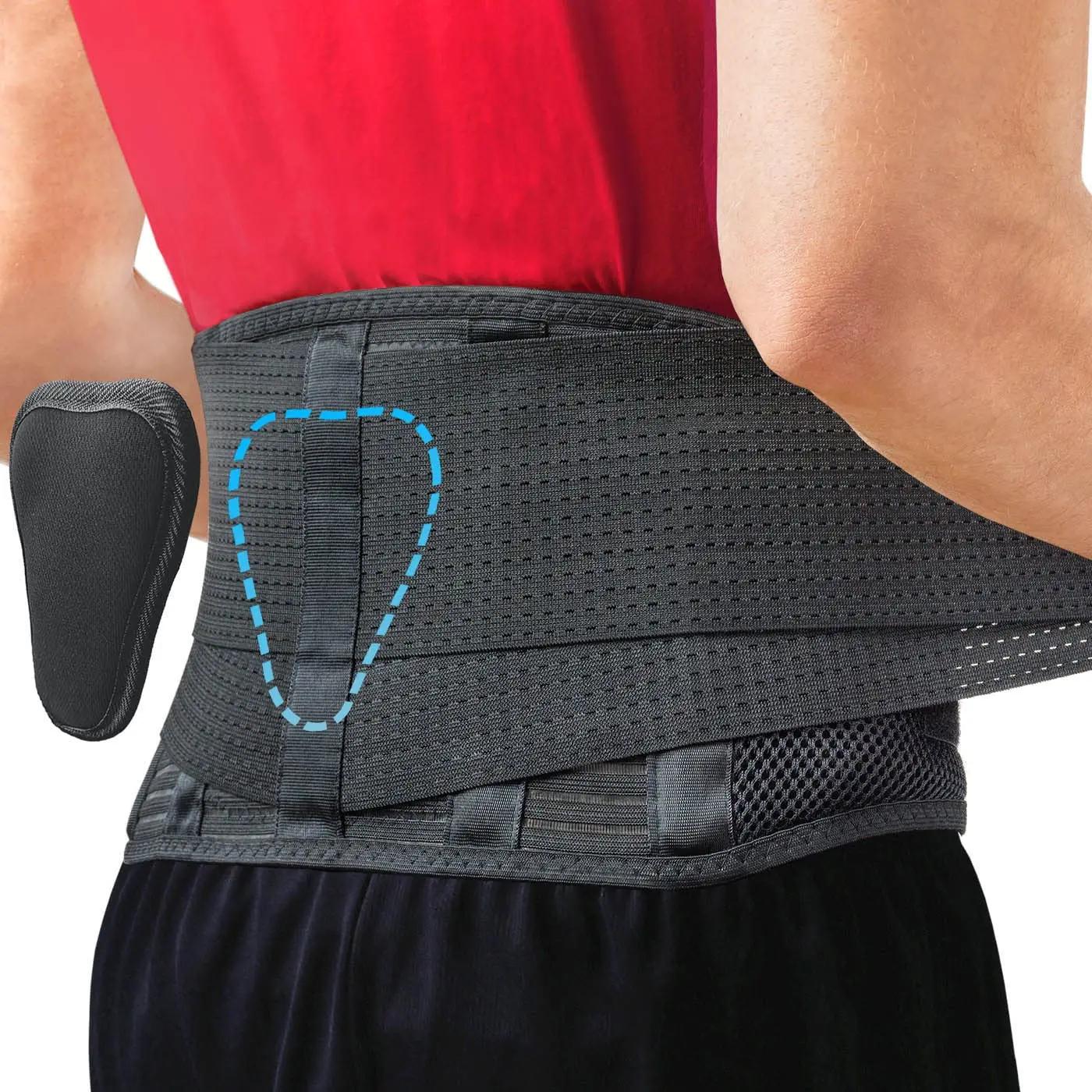 Sparthos Back Brace for Lower Back Pain - Immediate Relief from Sciatica, Herniated Disc, Scoliosis - Breathable + Lumbar Support Pad - For Men &amp; Women - Fits 31–38″ Waist (Small, Check Size Chart) OEKO-TEX STANDARD 100