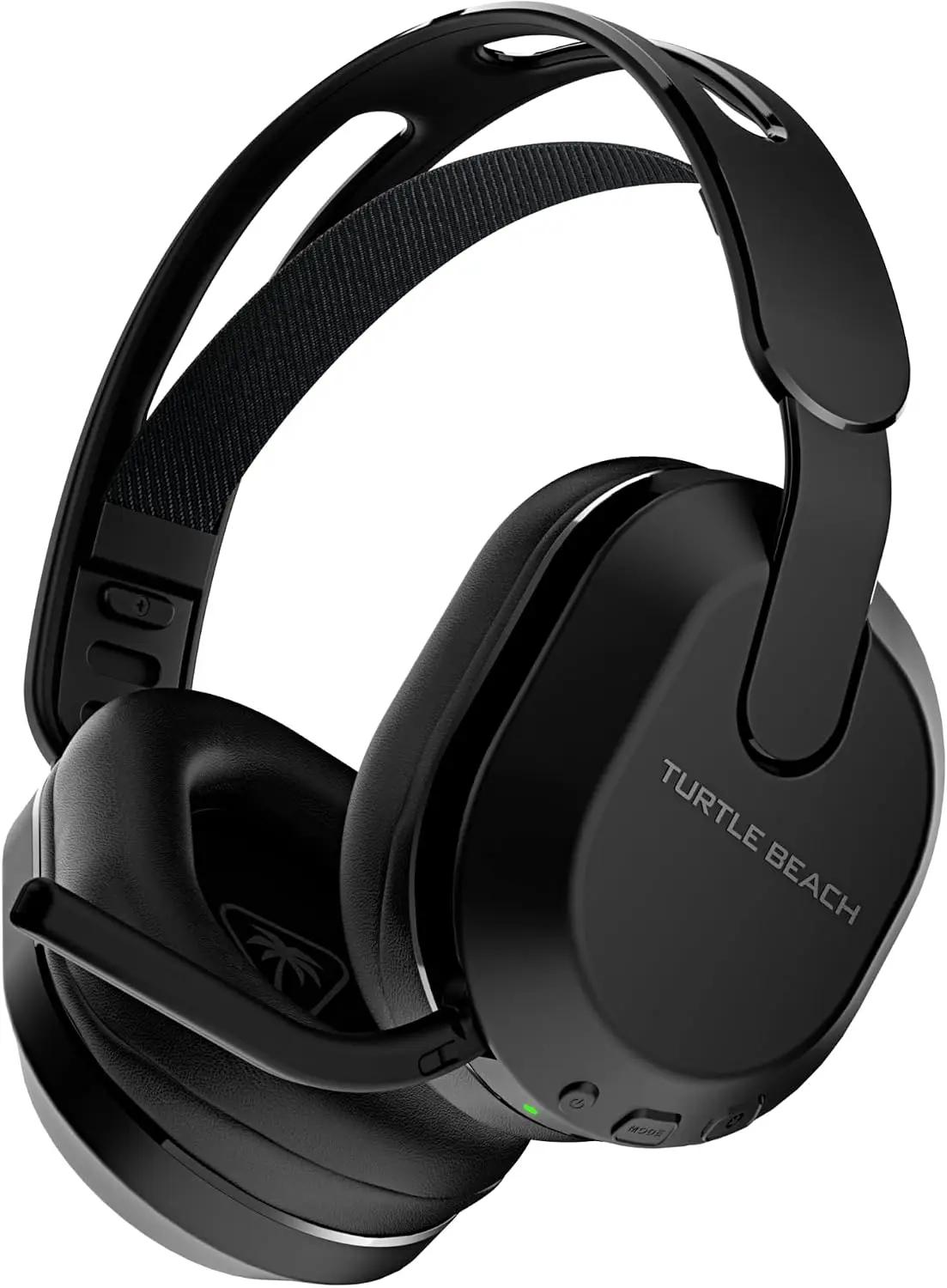Turtle Beach Stealth 500 Wireless Amplified Gaming Headset for PS5, PS4, PC, &amp; Mobile – 40-Hr Battery, Bluetooth, Memory Foam Cushions, Flip-to-Mute Mic, EQ Presets, Companion App – Black