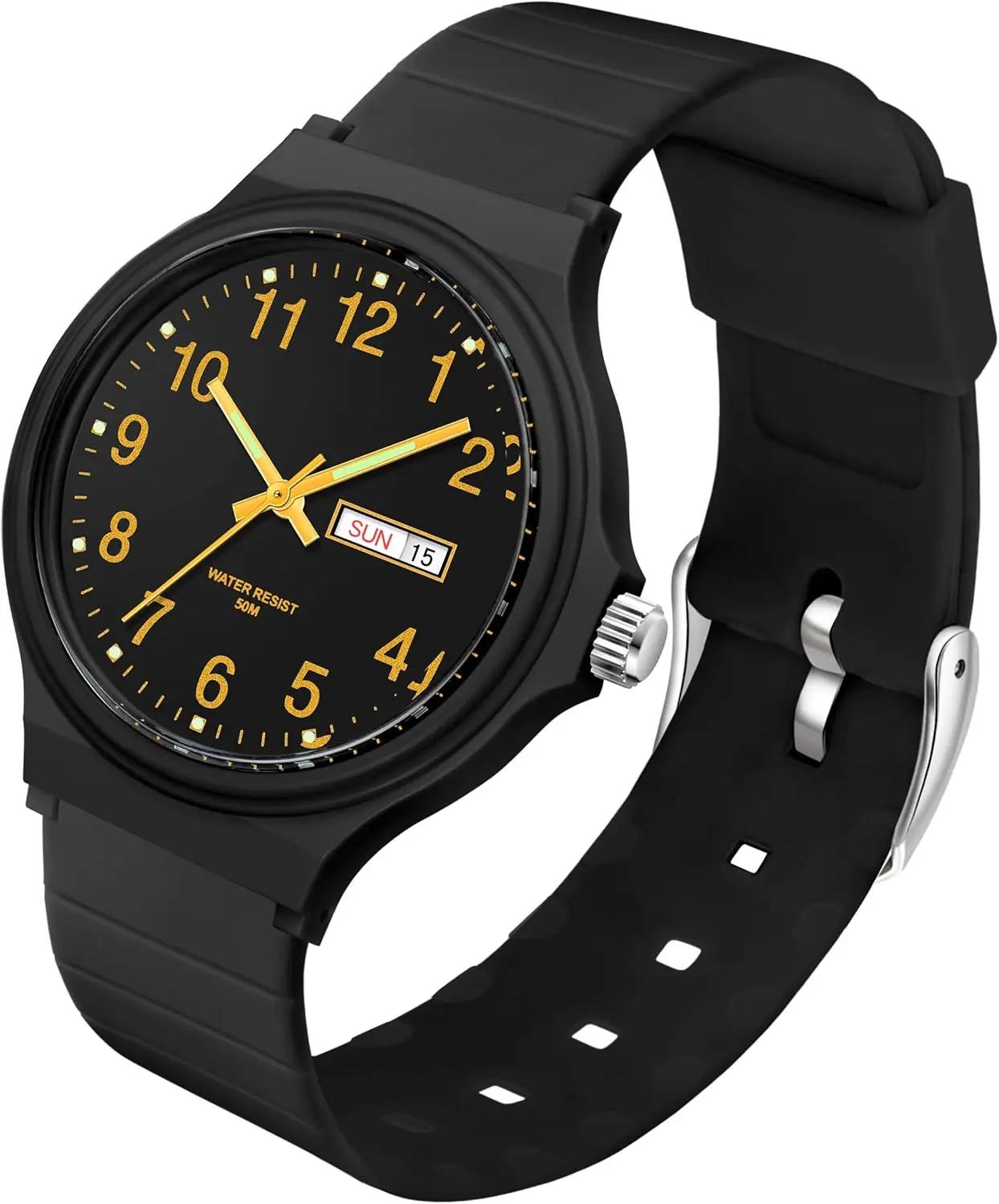 findtime Women's Watch Waterproof Ladies Watches Sport Wrist Watch Nurse Analog Simple Minimalist Casual Watch Dress Wristwatch with Day Date White Black Pink Gold Green Purple