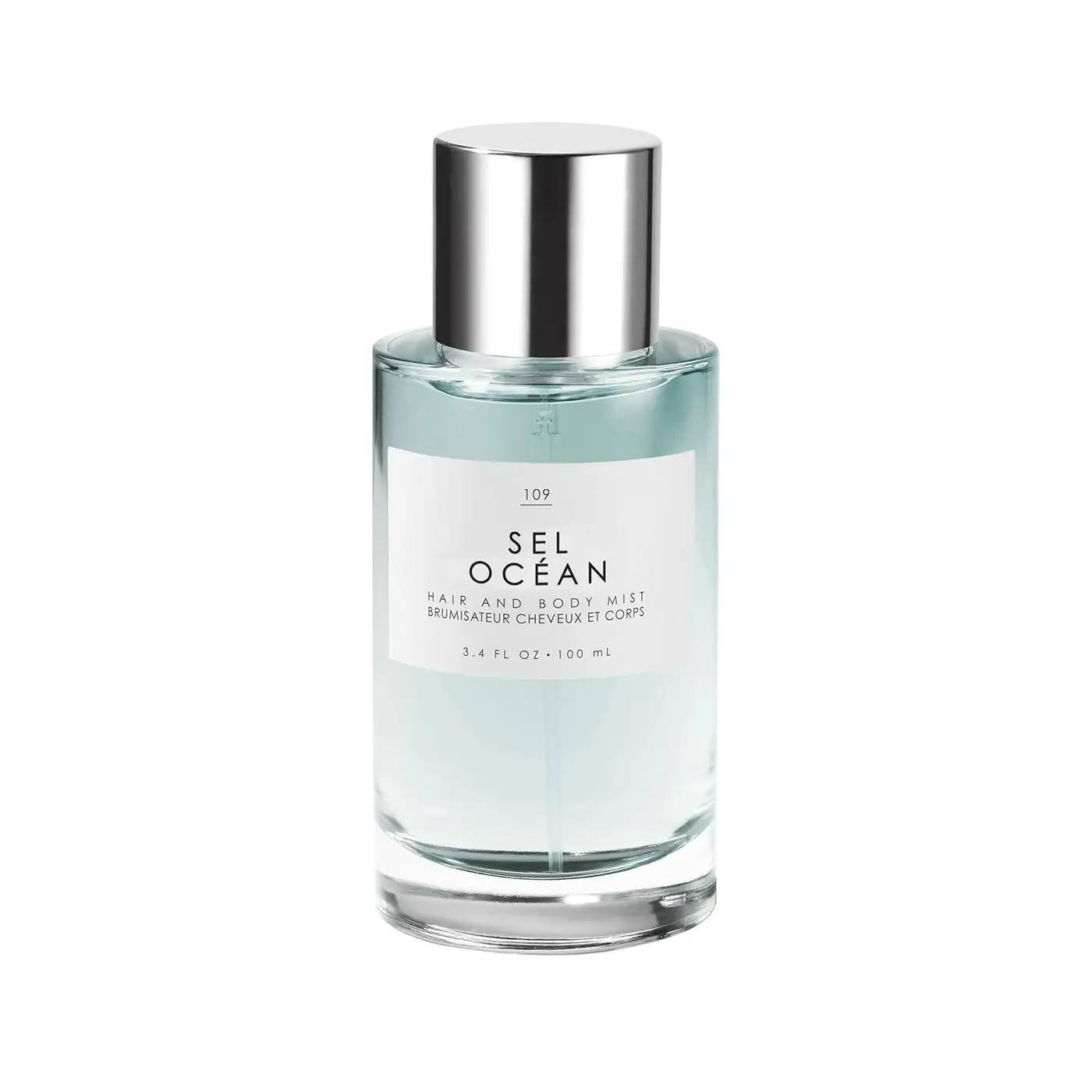 Le Monde Gourmand Sel Océan Hair &amp; Body Mist for Women, Hair Perfume &amp; Body Spray, Honeysuckle Muguet Pink Sea Salt Scent, Vegan &amp; Cruelty Free, 3.4 fl oz (100 ml)