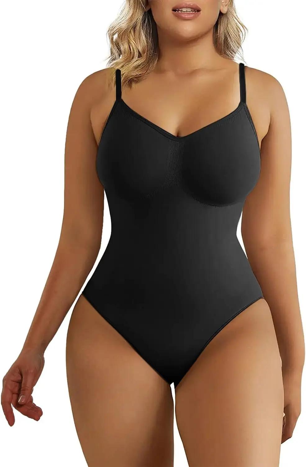 SHAPERX Women's Seamless Shapewear Bodysuit Tummy Control Body Shaper…