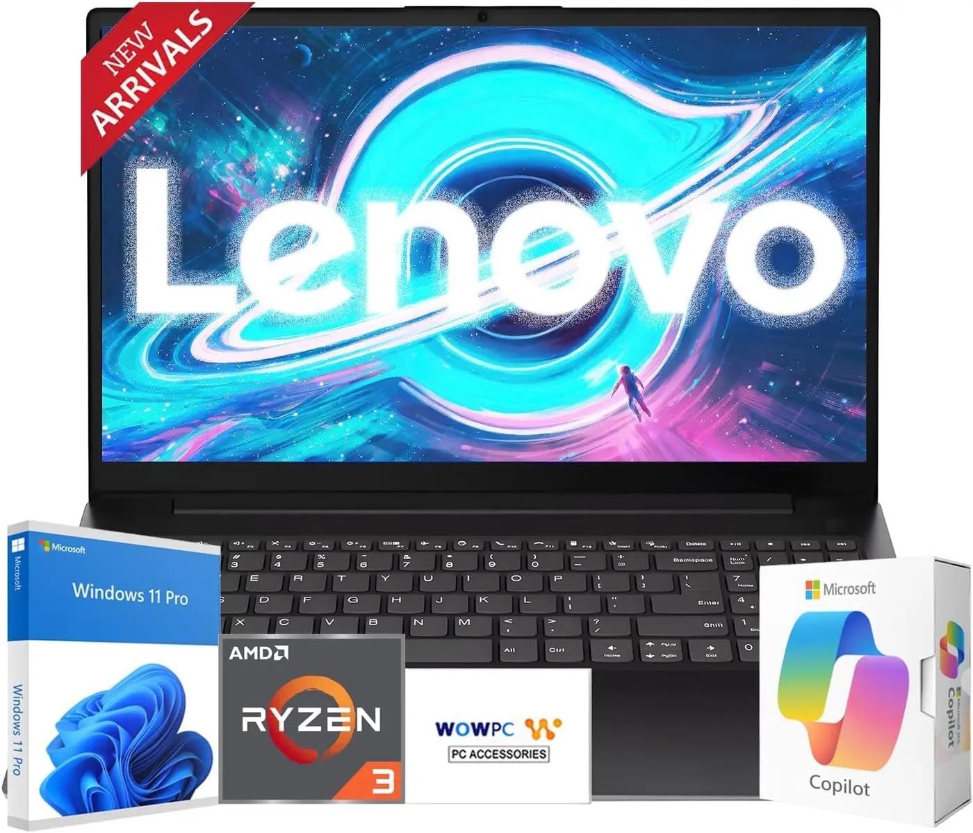 Lenovo 2026 Latest Business and Student Laptop, Ryzen 3 7320U(Outperforms Intel i7-1065G7), 16GB DDR5, 256GB PCIE, 15.6" FHD IPS Display, Wi-Fi 6, Bluetooth 5.3, Long Battery Life, Windows 11 Pro