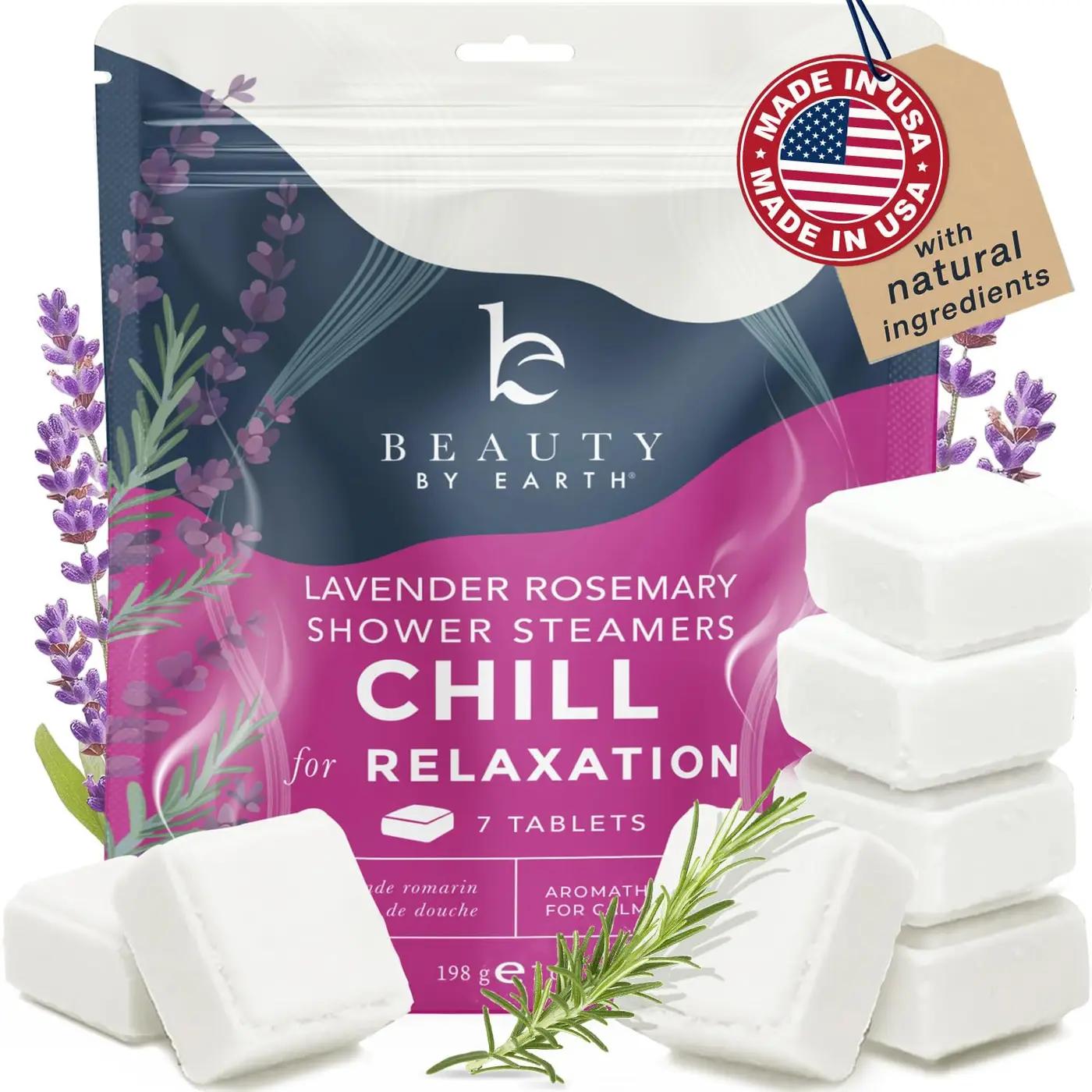 Shower Steamers Aromatherapy - USA Made with Natural Ingredients &amp; Lavender Oil, Mothers Day Gifts for Mom, Large Shower Bombs for Stress Relief, Relaxing Spa Gifts for Women &amp; Men, New Mom Gifts