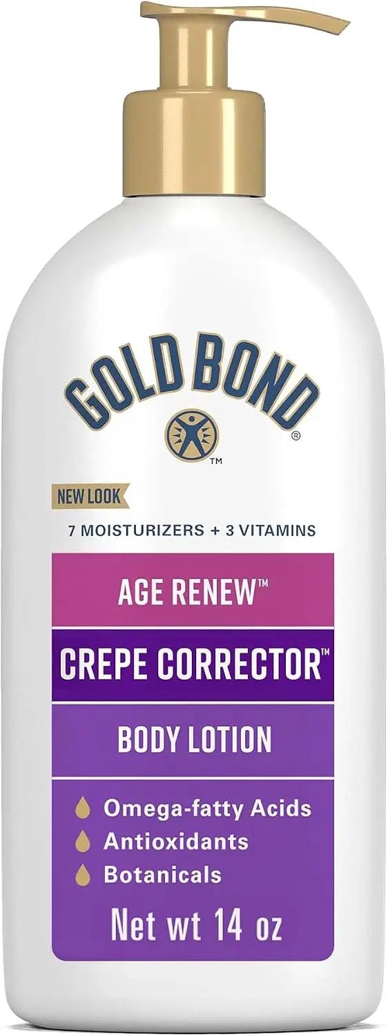 Gold Bond Age Renew Crepe Corrector Body Lotion, Replenishing &amp; Smoothing Formula, Gold Bond Crepe Corrector Body Lotion, 14 oz