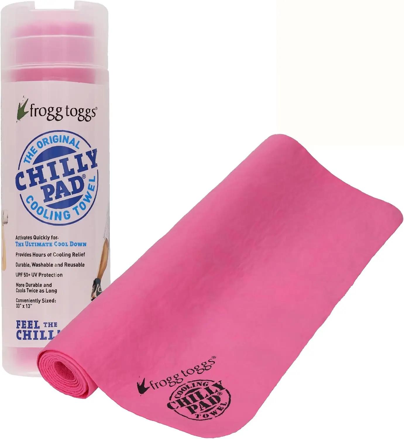 FROGG TOGGS Chilly Pad, Instant Cooling Towel, Long Lasting, Reusable, Sports and Outdoors Neck Towel 33x13