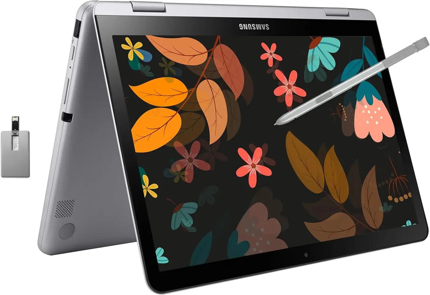 Samsung Chromebook Plus V2 2-in-1 12.2" WUXGA LED Touchscreen Laptop, Intel Celeron 3965Y, 4GB RAM, 64GB eMMC, 2 Cameras, Stylus Pen, Island-Type KB, Wi-Fi 5, Chrome OS, Silver(Renewed) Global Recycled Standard