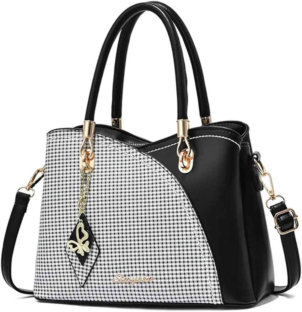 SiMYEER Purses and Handbags Top Handle Satchel Shoulder Bags Messenger Tote Bag for Ladies