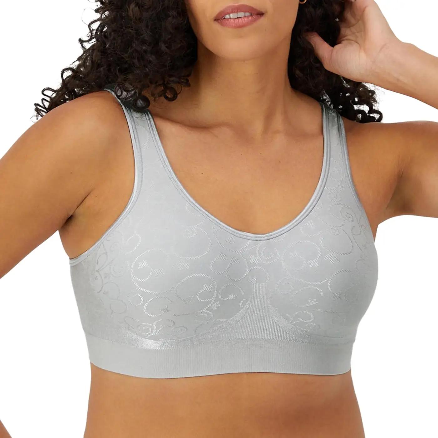 Bali Women's Wireless Bra, Comfort Revolution Wireless Bra for Women, Targeted Shaping, Seamless, Full Coverage