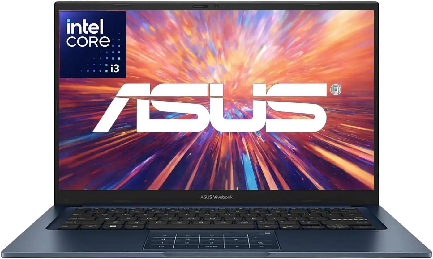 ASUS VivoBook Laptop 2026 Edition | Intel 13th Gen 6-Core Processor Up to 4.5GHz (Beat i7-1195G7) | 16GB RAM | 256GB PCIe SSD | 14" FHD Display | Bluetooth | HDMI | Thin &amp; Light | Win 11 w/o Mouse