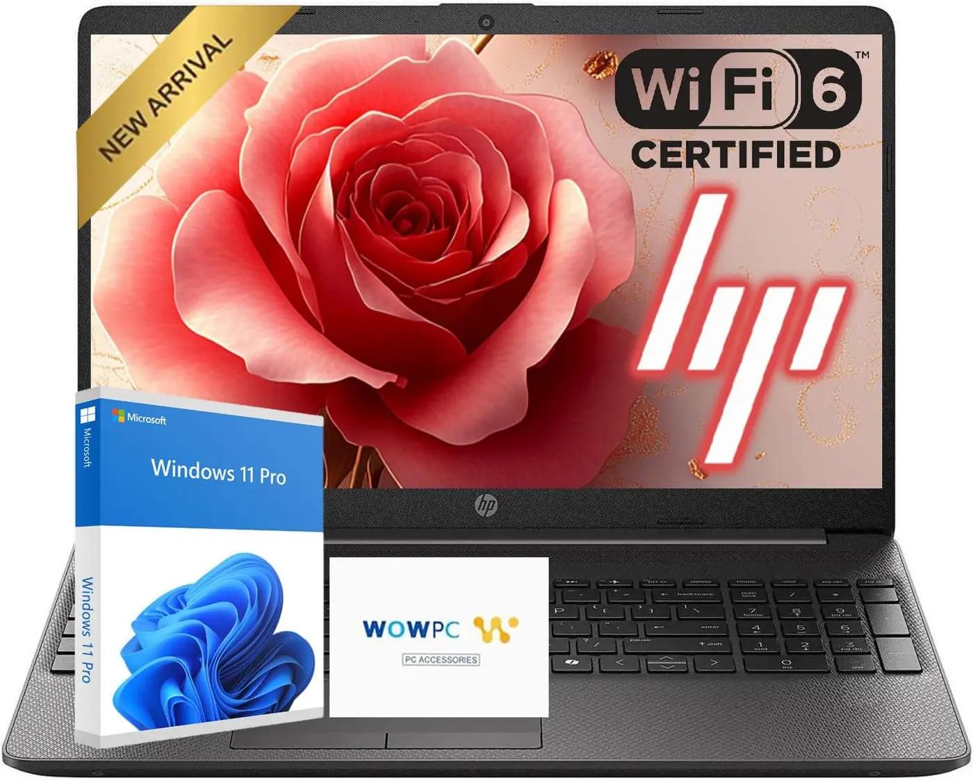 HP 15.6" FHD Laptop Computer | Latest AMD High-Performance CPU | 32GB RAM | 1TB SSD | Windows 11 Pro | Fast Wi-Fi 6 &amp; Bluetooth 5 | Long Battery Life | Up to 10H Battery for Work &amp; School
