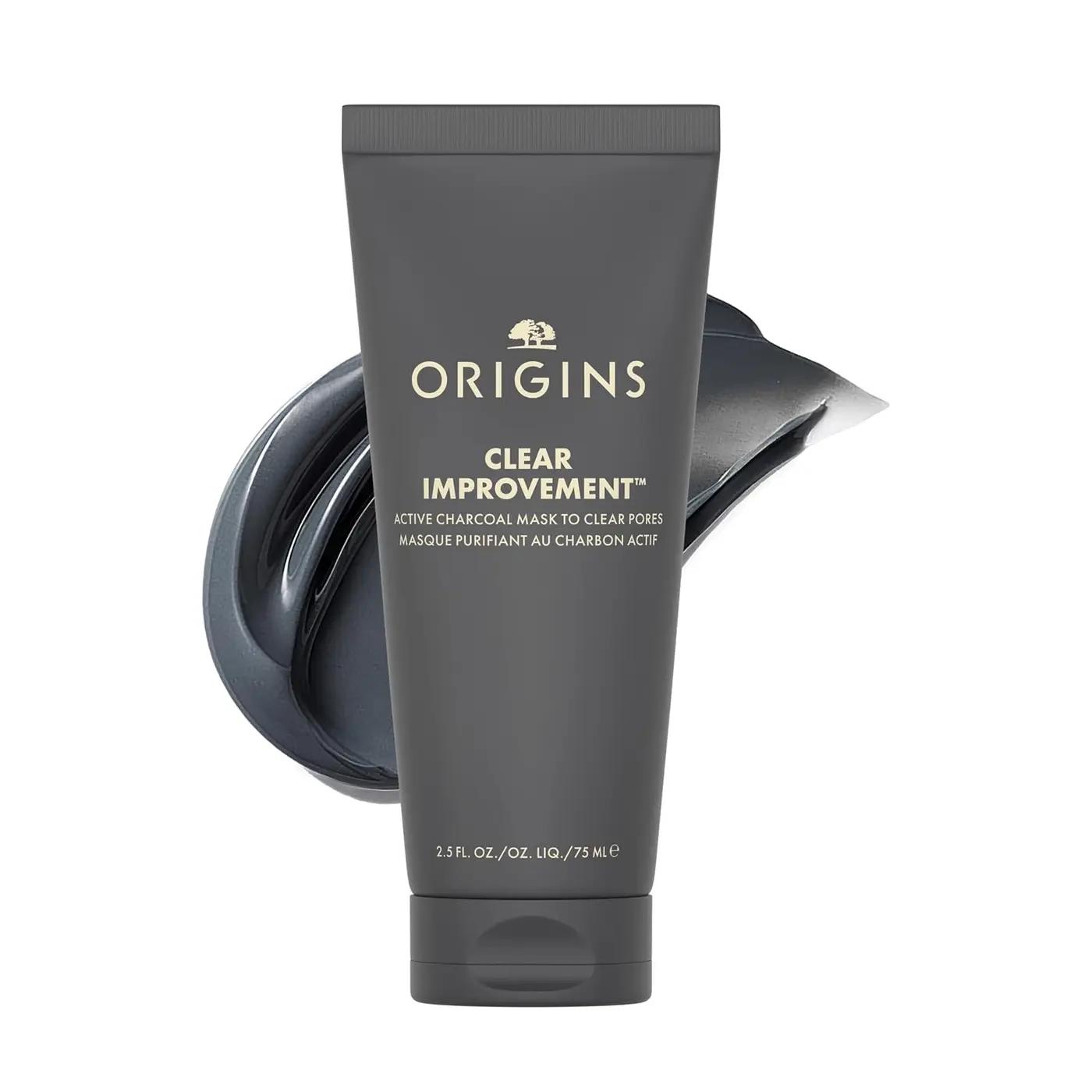Origins Clear Improvement Active Charcoal Mask to Clear Pores | Purifies &amp; Reduces Excess Oil | With Bamboo Charcoal