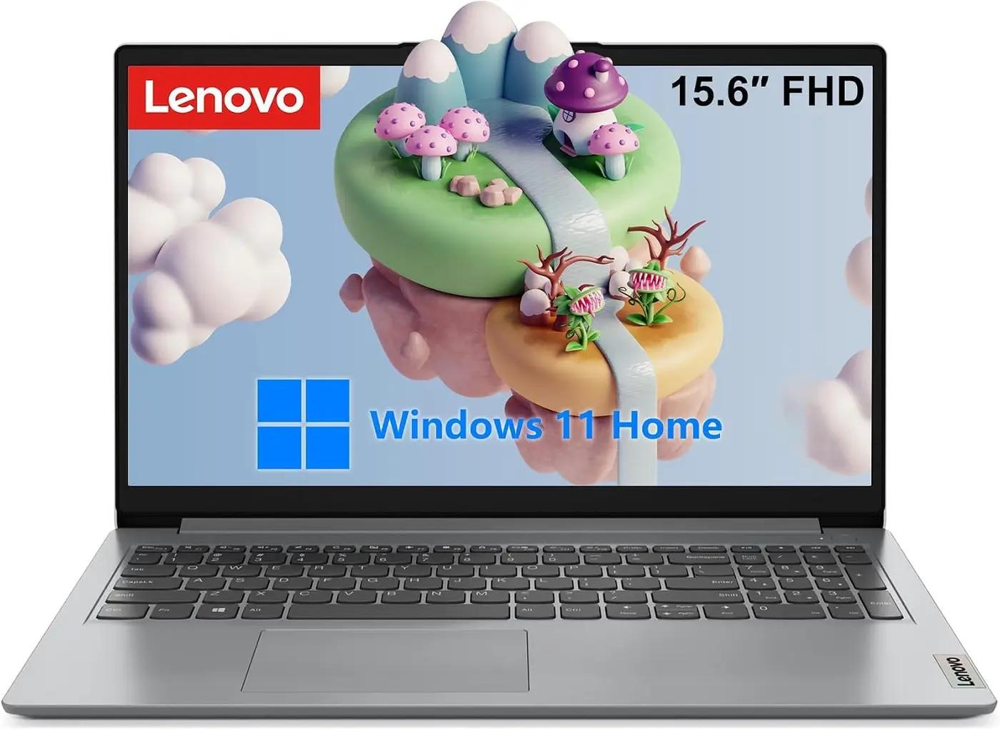 Lenovo 2026 IdeaPad Laptop for Student &amp; Home, 15.6 inch with Office 365, 8GB RAM, 256GB SSD, 500GB External HDD Intel Dual Core, WiFi 6, Windows 11, Long Battery Life, Essential Laptop