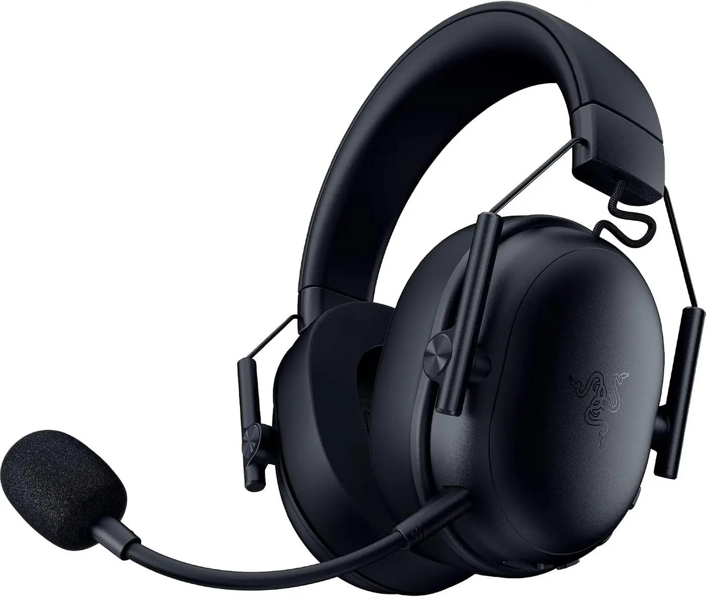 Razer BlackShark V3 X HyperSpeed Wireless Gaming Headset for PC: 50mm Drivers - Cardioid Mic - 2.4 GHz, Bluetooth, USB - Works with Mac, PS5, Nintendo Switch, Smartphone - 70 Hr Battery - Black ECOLOGO
