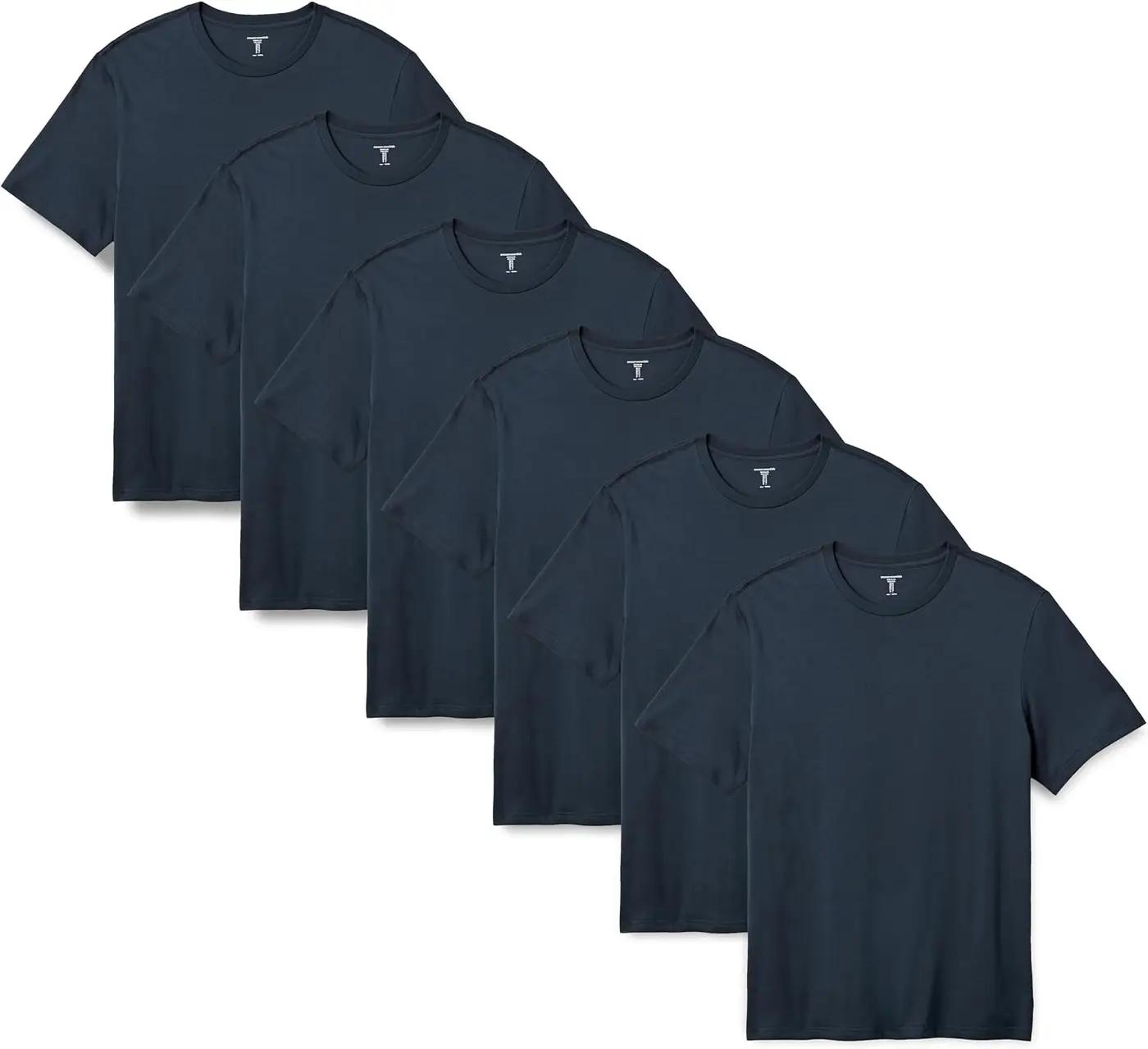 Amazon Essentials Men's Regular-Fit Short-Sleeve T-Shirt, Pack of 6